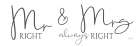 Mr. And Mrs. Right Art Print