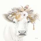 Boho Charolais Art Print