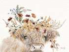 Wildflower Highland Art Print