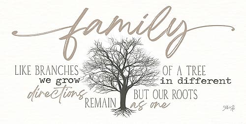Family Tree Inspirational Print