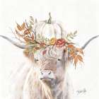 Harvest Highland Art Print