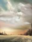 Clouds at Sunset Art Print