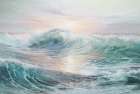 Majestic Waves I Art Print