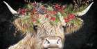 Red Berry Christmas Highland II Art Print