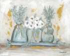 Glass Floral Trio Art Print