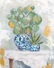 Chinoiserie Potted Plants Art Print