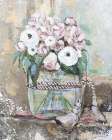 Window View Floral Art Print