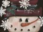 Winter Time Snowman Art Print