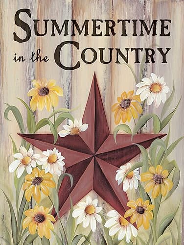 Summertime in the Country Art Print