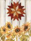 Starburst Sunflowers Art Print