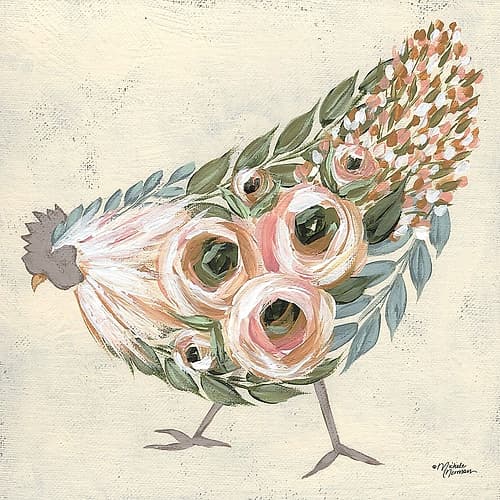 Astrid the Hen Art Print