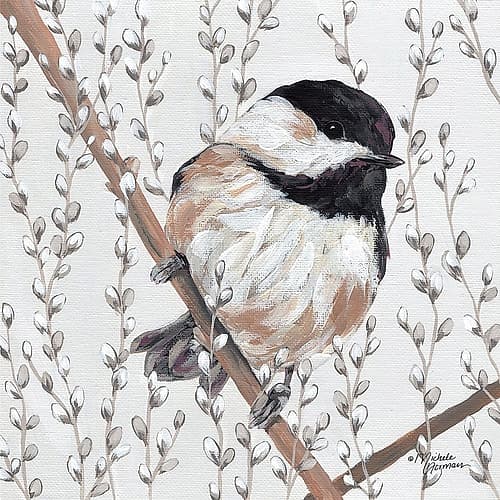 Wee Chickadee Art Print
