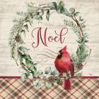 Cardinal Noel Art Print