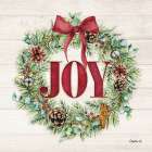 JOY Wreath Art Print