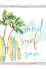 Sand, Surf and Sun Art Print