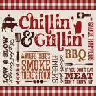 Grillin and Chillin BBQ Art Print