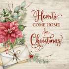 Hearts Come Home for Christmas Art Print