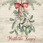 Mistletoe Kisses Art Print