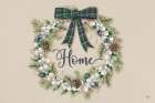 Winterberry Home Wreath Art Print