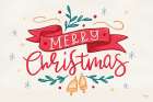 Whimsical Merry Christmas Art Print