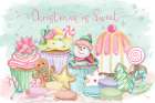 Christmas is Sweet Art Print