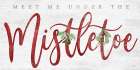 Meet Me Under the Mistletoe Art Print