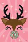 Disco Reindeer Art Print