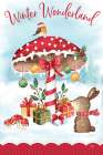 Mushroom Winter Wonderland Art Print
