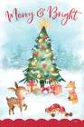 Merry And Bright Woodland Christmas Art Print