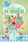 Welcome Summer Floral Art Print