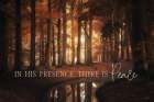 In His Presence There is Peace Art Print