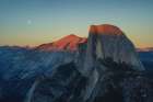 Alpen Glow at Half Dome Art Print