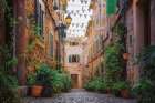 Cobblestone Garden Art Print