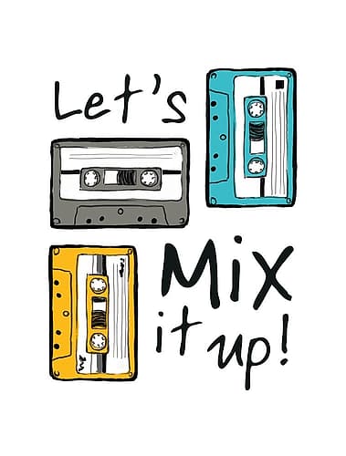 Lets Mix it Up! Art Print by Masey St. Studios