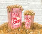 Popcorn and Baseball Art Print