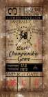 World Champ Baseball Game Ticket Art Print