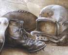 Rugged Football Art Print