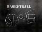 Basketball Plays Art Print