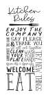 Kitchen Rules Art Print