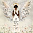 Angel by Your Side II Art Print