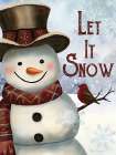 Let It Snow Art Print