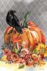 Halloween Floral Art Print