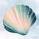 High Tide Scallop Shell Art Print