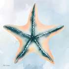 High Tide Starfish Art Print