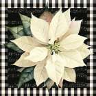 Country Charm Poinsettia Art Print
