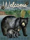Black Bears Welcome Art Print