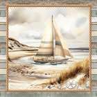 Cape Cod Sailboat II Art Print
