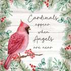 Cardinals Appear When Angels Are Near Art Print