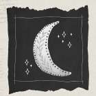 Free Spirit Crescent Moon Minimalist Print