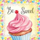 Be Sweet Cupcake Art Print